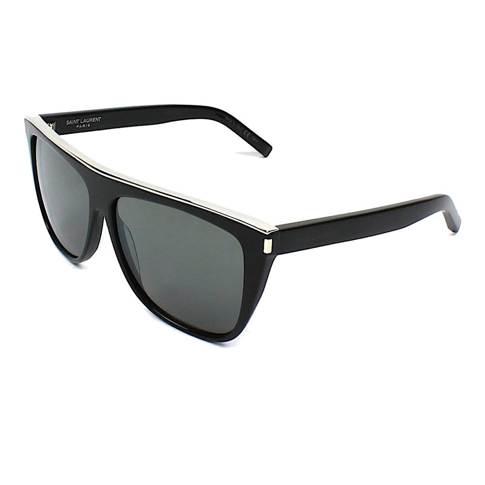 Saint Laurent Eyewear metallic bar sunglasses